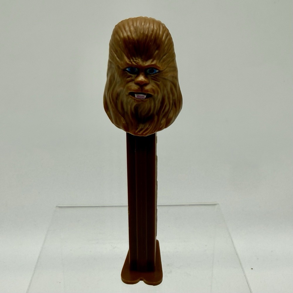 Pez Dispenser Chewbacca Star Wars With Feet Vintage 1997